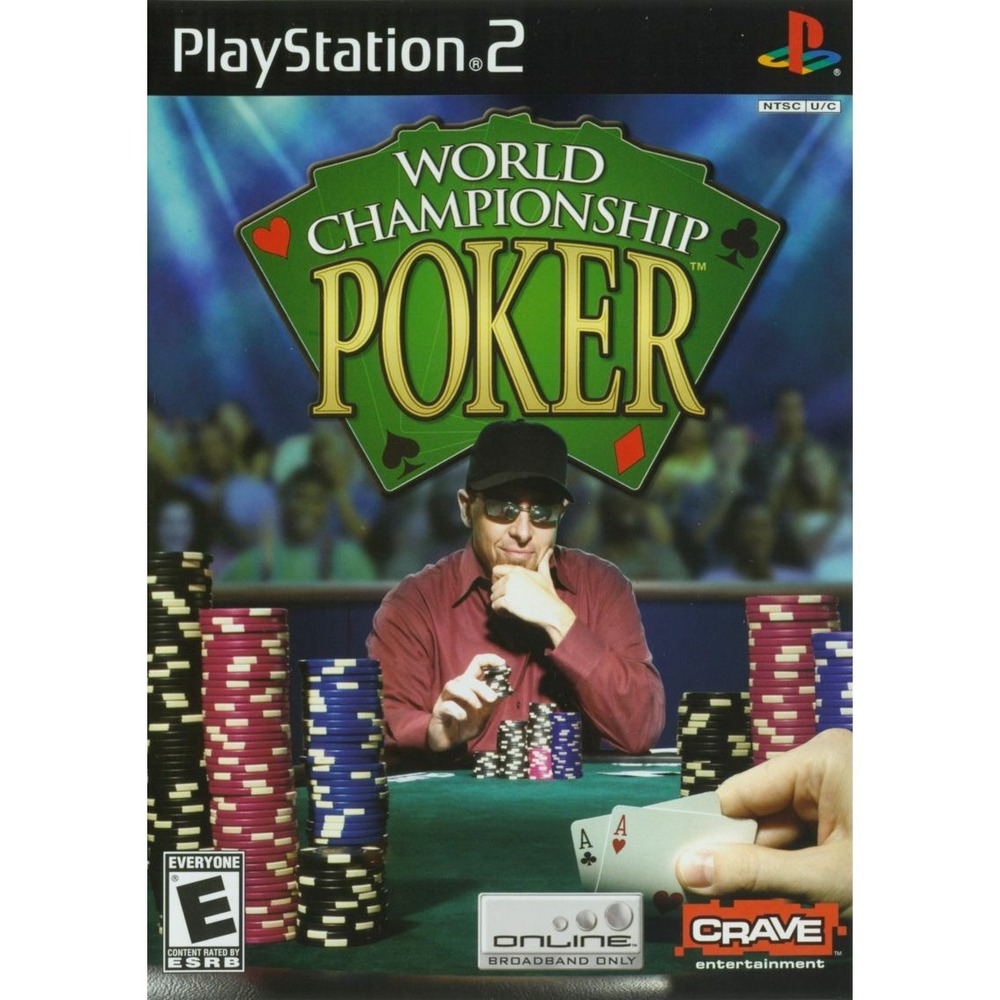World Championship Poker Sony PlayStation 2 PS2 Crave Entertainment NTSC-U/C